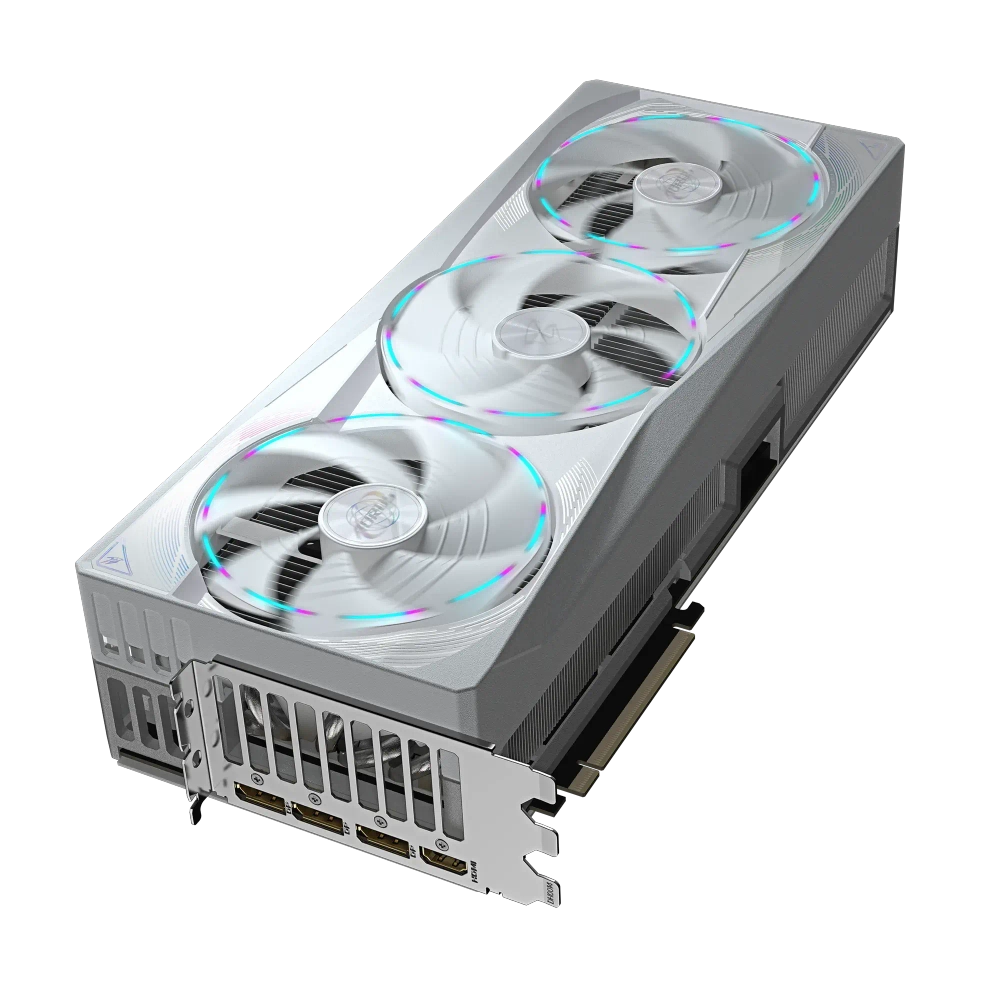 Видеокарта GIGABYTE AORUS GeForce RTX 5090 MASTER ICE 32GD, 32GB/512b, 1хHDMI+3xDP, PCIe5.0