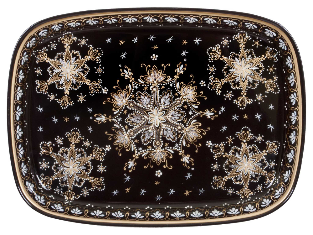 Zhostovo metal tray ornamental A12D06102023013