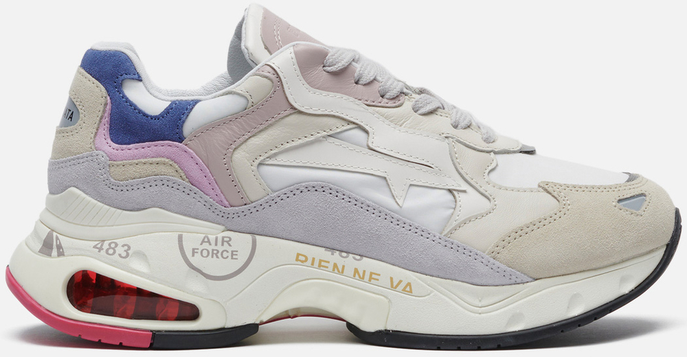 Premiata Sharky 251 Белые с серым