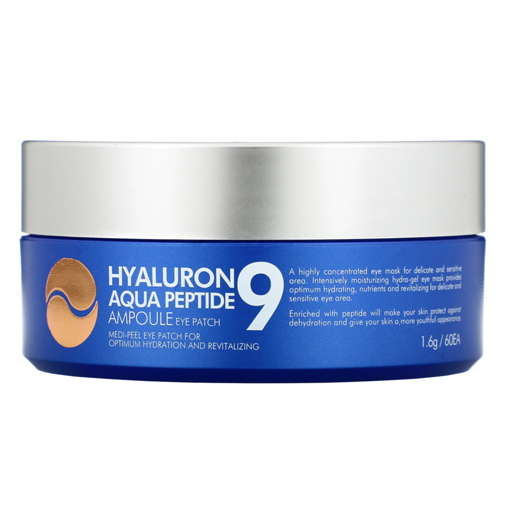 Патчи глубокого увлажнения с пептидами Medi-Peel Peptide 9 Hyaluron Aqua Ampoule Eye Patch, 60 шт