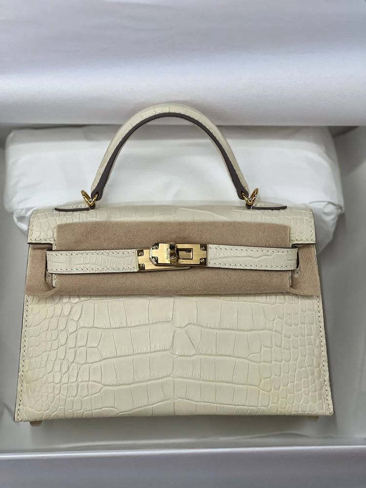 Сумка Hermes из кожи крокодила