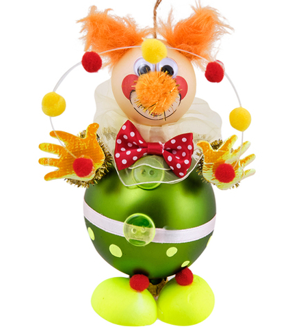 НФ-215/3 Фигурка «Клоун с шариками» ёлочное украшение