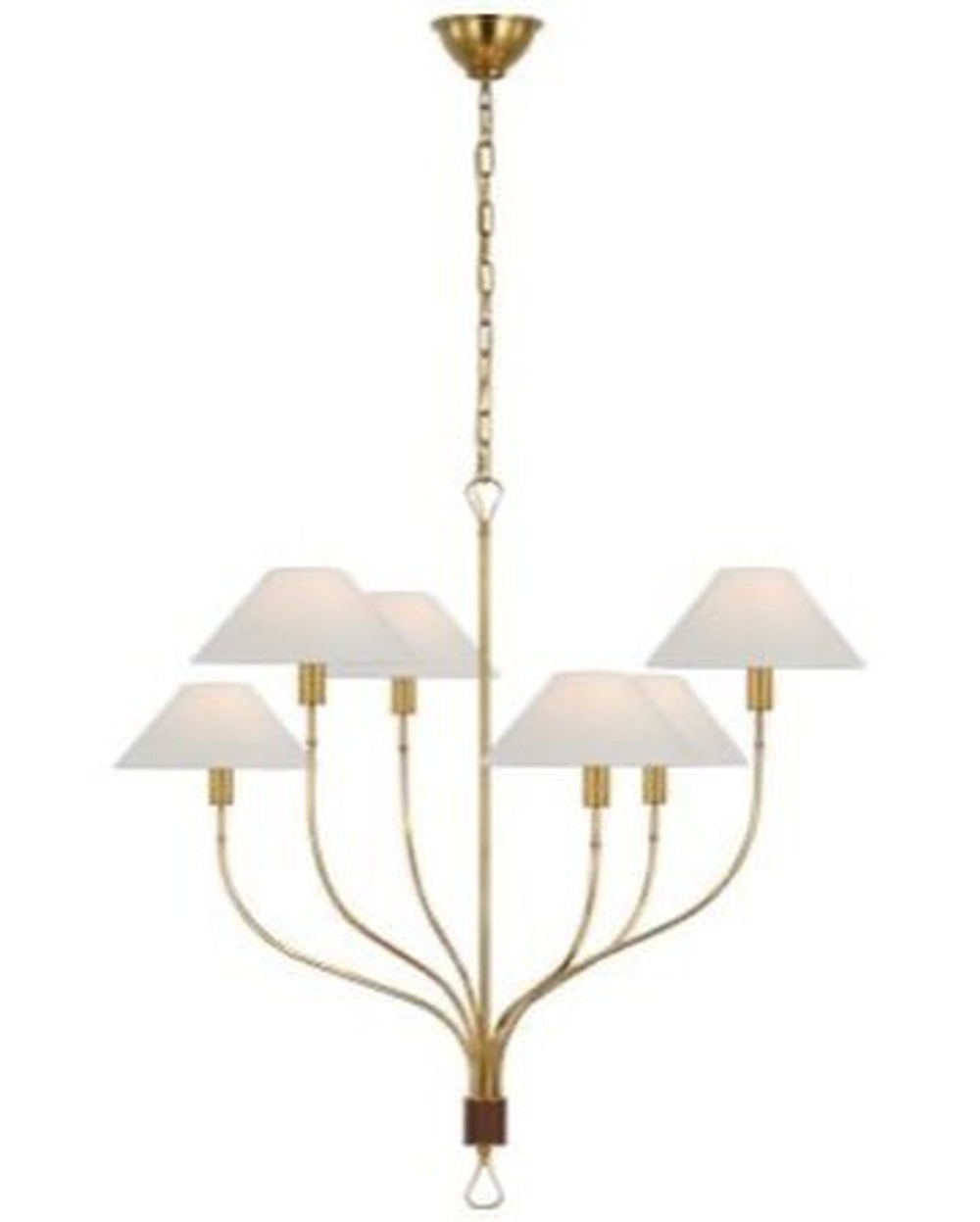 Абажурная люстра из латуни и бра ✨