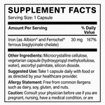 Iron Chelate 30 мг 100 капсул Biogeek