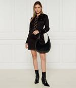 Кожаная сумка хобо Michael Kors - черный(30T4G0PH9S)