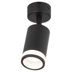 Светильник настенно-потолочный спот ЭРА OL23 BK MR16/GU10, черный