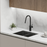 Смеситель для кухни Sancos Grand с вытяжным изливом, цвет матовый черный, арт. SC4002MB