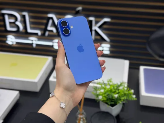 Б/У Телефон Apple iPhone 16 256Gb Ultramarine 93% (C7L2Q4HQ4W)
