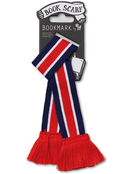 Əlfəcin \ Закладка \ Book Scarf Bookmark - Red, While &amp; Blue