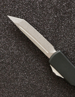 Автоматический складной нож SteelBro UTX-70 T/E Tanto Stonewash 149-10 (черный) фронталка/выкидуха