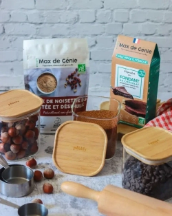 Набор из трех емкостей для хранения Pebbly, 800 мл