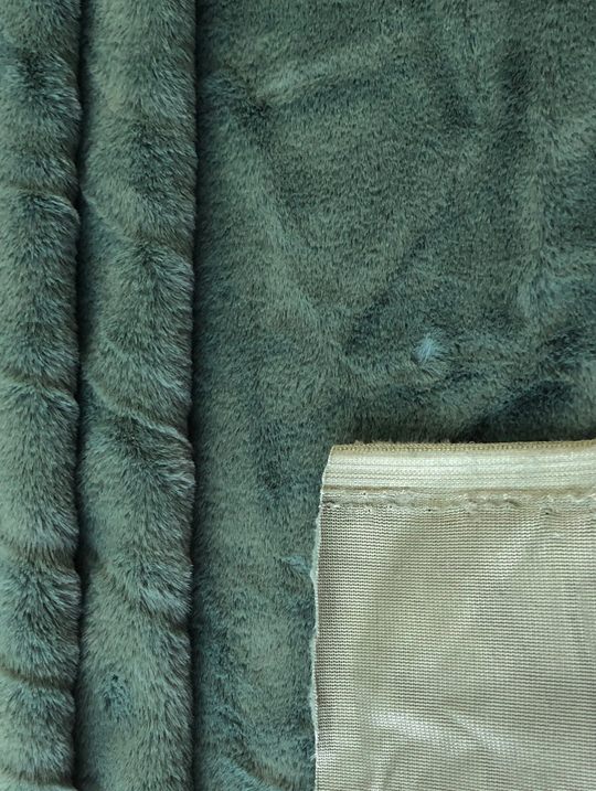 Мех олива, искусств, короткий ворс