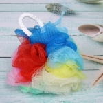 Мочалка для тела полипропиленовая «Шар - Радуга», 60грамм, d-11см