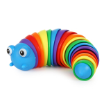 Змейка "Гусеница" 18,5 см, 6 цветов, пакет с-40861