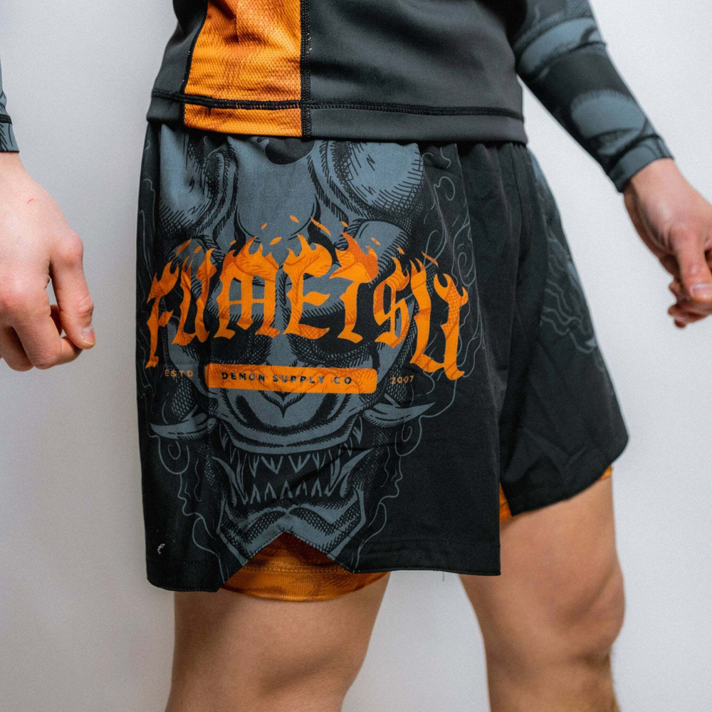 Шорты FUMETSU ONI чёрные