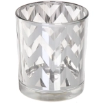 Подсвечник «Зиг-заг» 8,8*10см цвет серебро