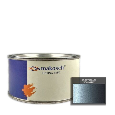 Автоэмаль makosch/CHERY GRA05, Базовая эмаль, серый, перламутр, 200мл.