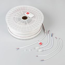 Светодиодная лента герметичная ARL-PSW-U286-10mm 230V Warm3000 (13 W/m, IP67, 50m) (Arlight, -) 049789