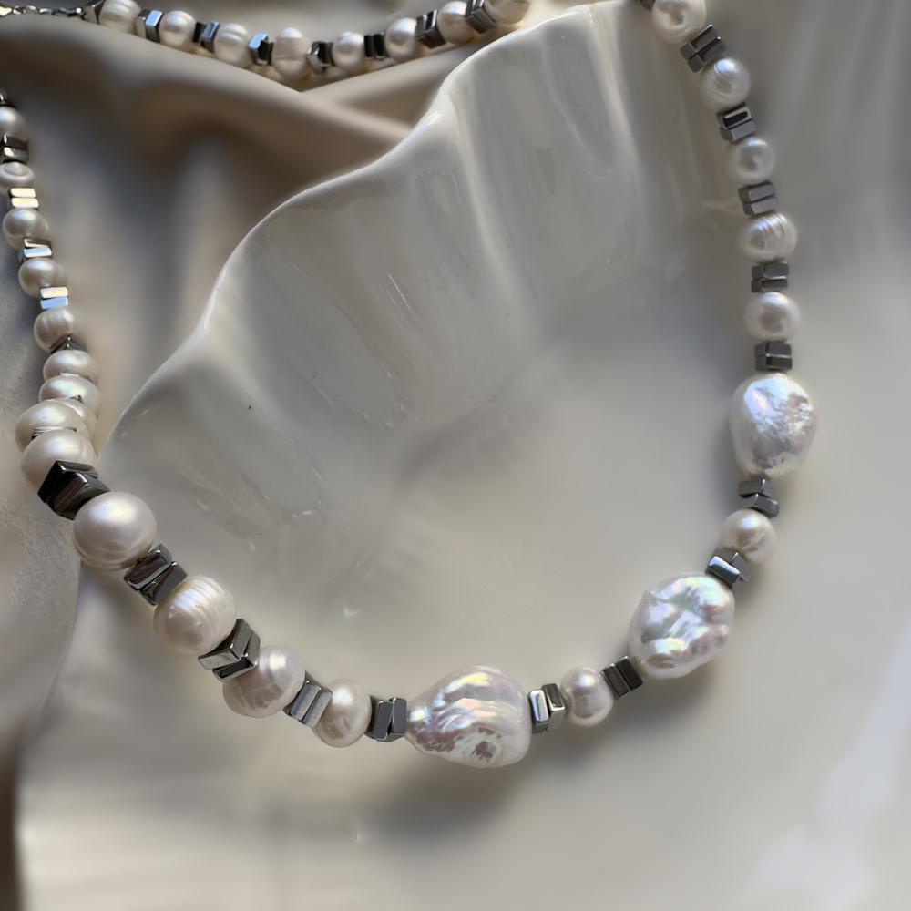 Колье с барочным жемчугом Викторинэль