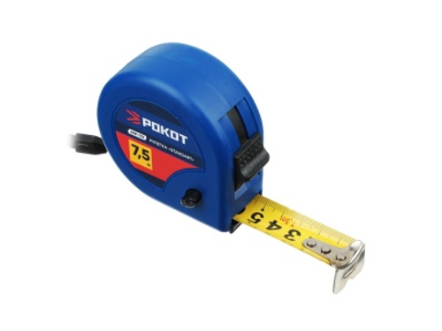 Рулетка 7,5м*25мм РОКОТ Standart