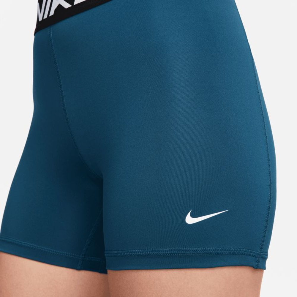 Женские Шорты теннисные Nike Pro 365 Short 5in - valerian blue/black/white