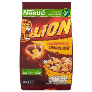 Сухой завтрак Nestle Lion Caramel и Chocolate Cereal (маленькая упаковка)