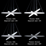 Citilux Электрон Смарт CL710A104S Умная люстра подвесная Белая