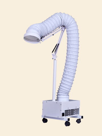 Мощная вытяжка Trinity для камне и деревообработки, педикюра, поглощения запахов, мобильный вариант