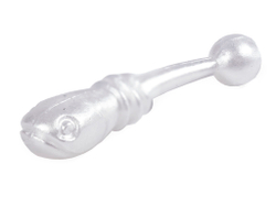 Слаги съедобные Lucky John White Fish 0.8" (2 см), цвет 026, 20 шт