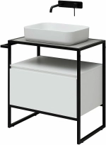 Тумба с раковиной Allen Brau Priority 70 1.31001.WM белый матовый
