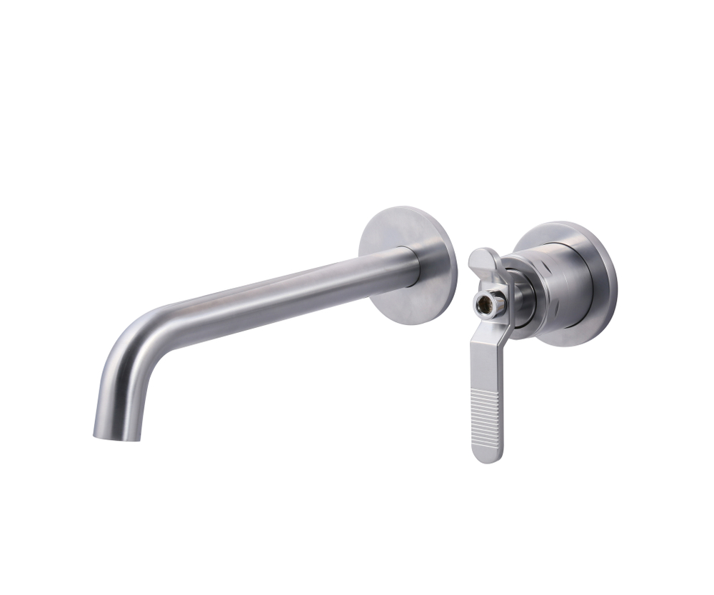 Смеситель для раковины настенный матовый хром Bronze de luxe 1760'S LOFT