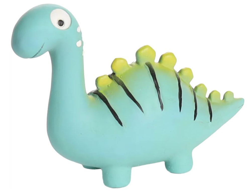 Игрушка для собак Flamingo "Динозавр" S 5 см Д х 13 см Ш х 9,7 см В, латекс, зелёный