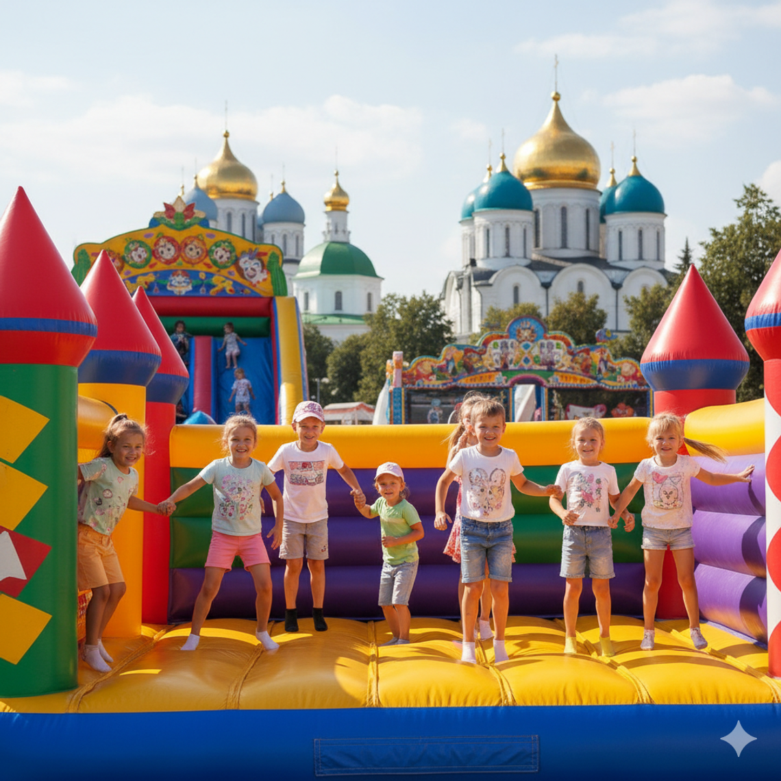 Батут купить во Владимире — Надувные аттракционы БатутМастер