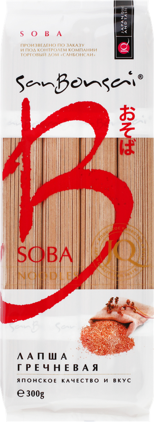 Лапша SAN BONSAI SOBA 300г гречневая
