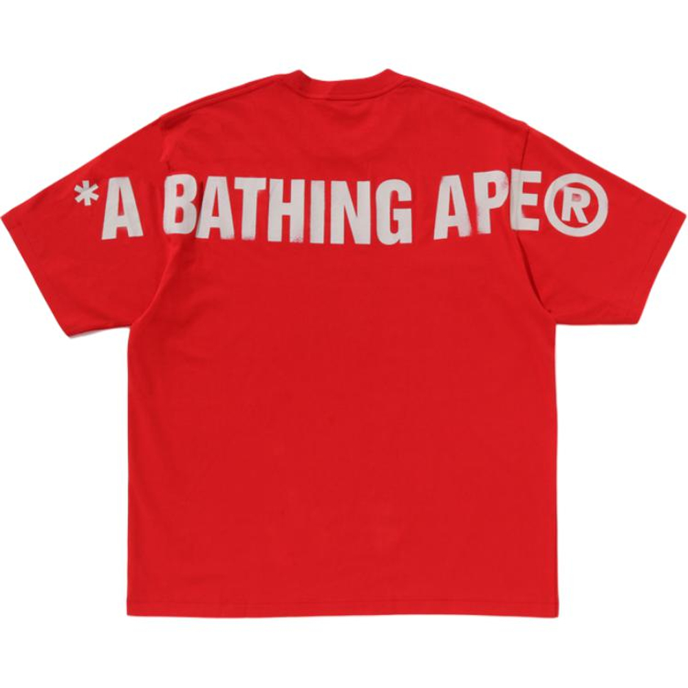 A Bathing Ape Bathing Ape Logo красный