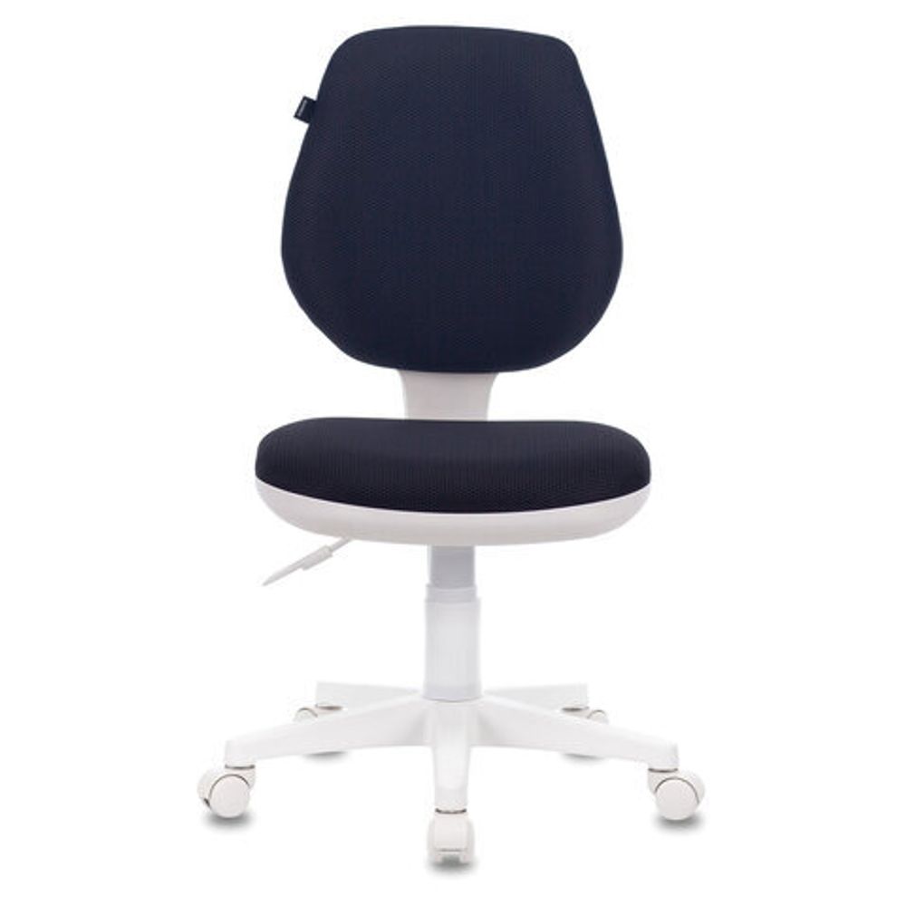 Кресло BRABIX "Fancy MG-201W", без подлокотников, пластик белый, серое, 532412, MG-201W_532412