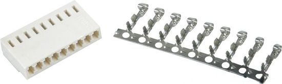 Разъём HU-09 2,54мм / 1375820-9TE / H2510-09PYC000R / DS1070-9F / L-KLS1-2.54-09-H