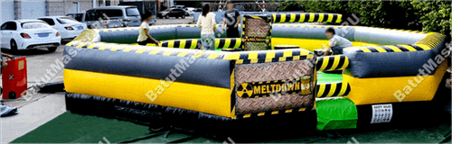 Коммерческая надувная игра "Увернись от палки" (Melt Down) 8*8*1.5 м