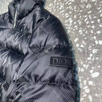 Черный пуховик Dior CD Diamond премиум класса