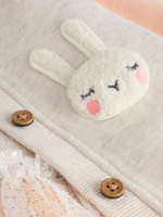 Платье и бомбер в комплекте для девочки Next E54-791, Молочный, Розовый