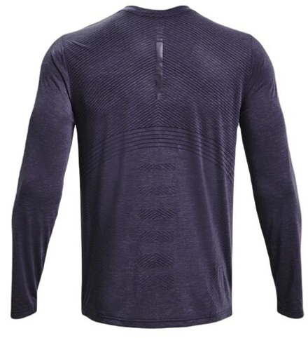 Теннисная футболка Under Armour Men's UA Breeze Long Sleeve - black/reflective