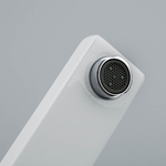 Смеситель для раковины 35к G1017-2 GAPPO литой, высокий, БЕЛЫЙ-ХРОМ