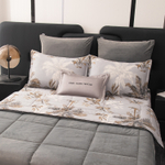 Комплект постельного белья на резинке Сатин Velouria Luxe с Одеялом VLR009