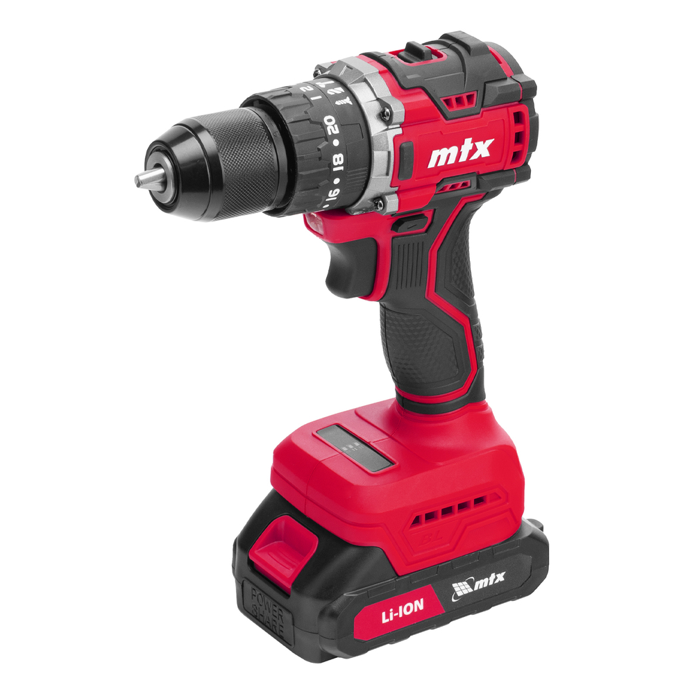 Дрель-шуруповерт аккумуляторная ударная бесщет. CIDS-BL-20, Li-Ion, 20 В// MTX