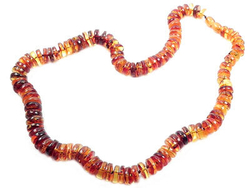 Бусы "Балтия" янтарь