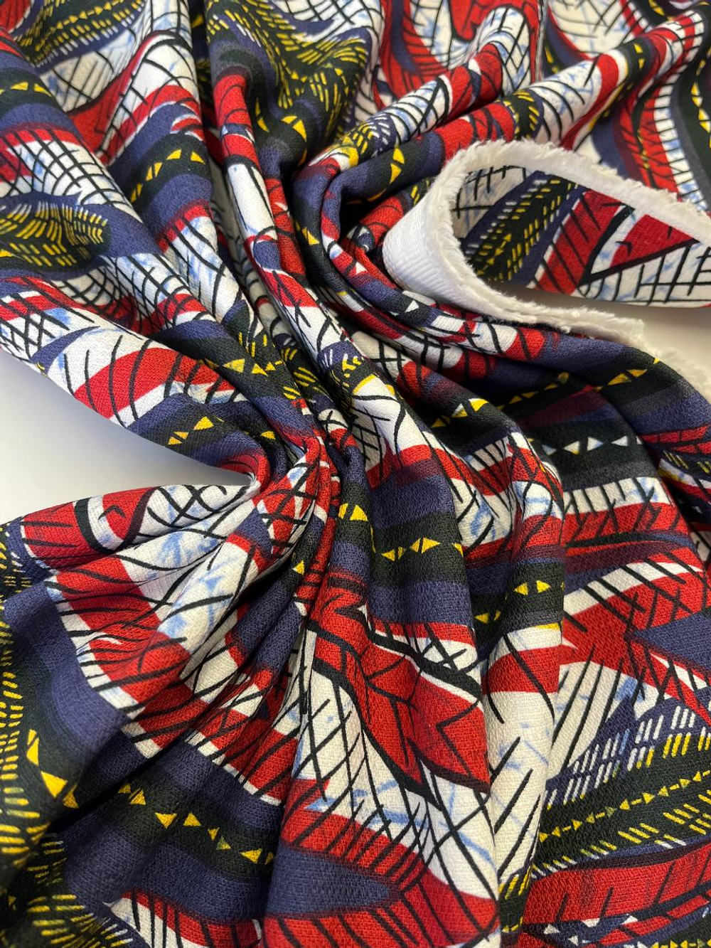 Хлопок MSGM с разноцветным абстрактным принтом