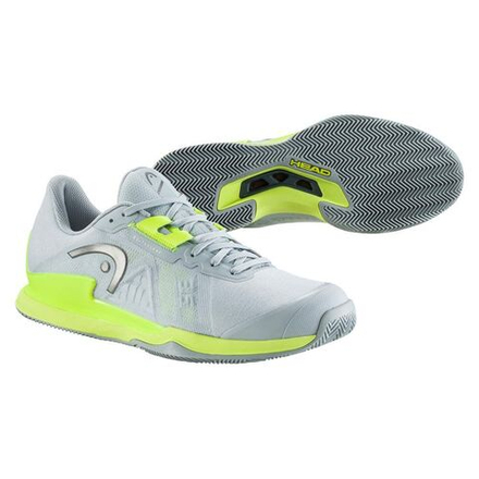 Мужские кроссовки теннисные Head Sprint Pro 3.5 Clay Men - grey/yellow