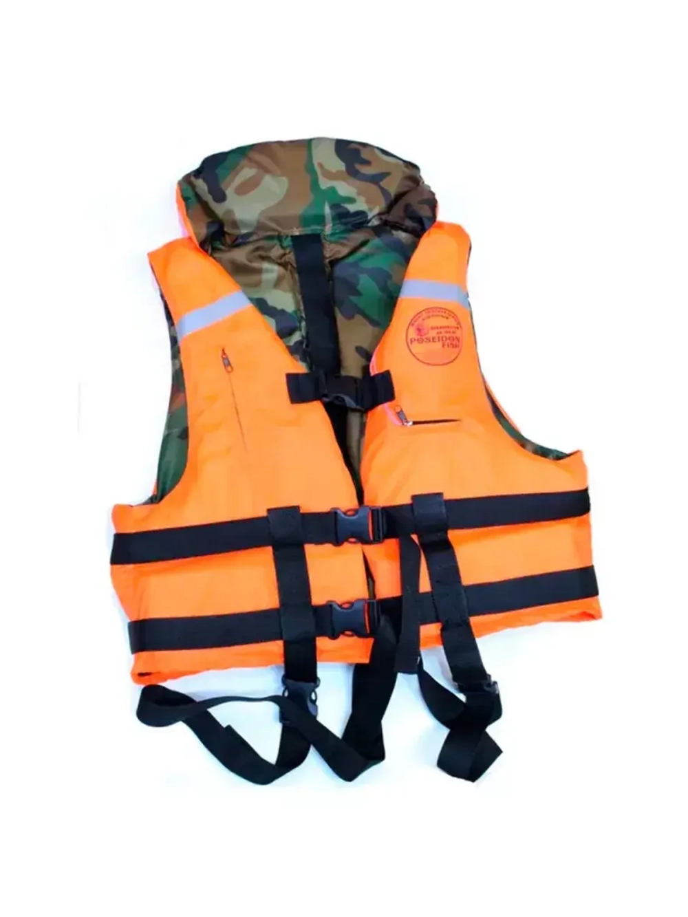 Жилет спасательный "Посейдон" двухсторонний, до 65 кг