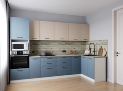 Кухонный гарнитур угловой Fusion 3200x1400 (38мм)