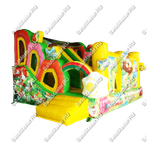 Коммерческий надувной батут «Друзья-зверята», 4*4*3 м